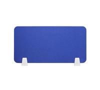 ESTDKMNOS Akustik-Sichtschutz für Schreibtische, Panneau de confidentialité de Bureau Multicolore 30x(60-120) cm(Dark Blue,30 * 120cm)