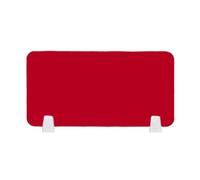 ESTDKMNOS Akustik-Sichtschutz für Schreibtische, Panneau de confidentialité de Bureau Multicolore 30x(60-120) cm(Red,30 * 100cm)