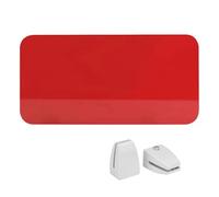 ESTDKMNOS Akustik-Sichtschutz für Schreibtische, Panneau de séparation de confidentialité de Bureau Multicolore, Plusieurs Tailles(Red,90 * 30cm)