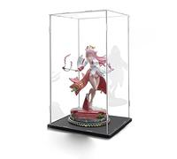 ESTDKMNOS Boîtes d'affichage Transparentes, Acrylic Display Case for Desk Model Cars Retail Storage Box Multiple Sizes(20x25x30cm(8"x10"x12"))