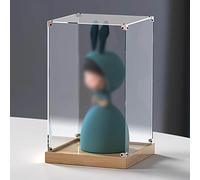 ESTDKMNOS Boîtes d'affichage Transparentes, Acrylic Display Case Fors Miniatures Self-Assemble Stackable Multiple Sizes(60x60x35cm(24"x24"x14"))