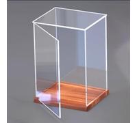 ESTDKMNOS Boîtes d'affichage Transparentes, Acrylic Stackable Cube Display Case for Mini Multiple Sizes(60x60x60cm(24"x24"x24"))