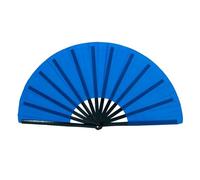 ESTDKMNOS Un ventilateur pliant, Éventail droitier for Tai Chi Kung Fu, accessoire de danse Cosplay, 34cm plié 65cm déplié, multicolore(Color:24)