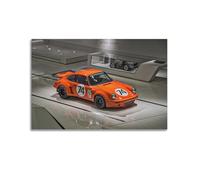 ESTE Classic Racing 911 Carrera RSR 3.0 Impression sur toile de voiture de sport Art moderne 60 x 90 cm