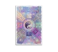 ESTE Poster chinois Tai Chi Yin Yang Feng Shui porte-bonheur Zen Art moderne 50 x 75 cm