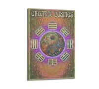 ESTE Poster chinois Tai Chi YinYang Feng Shui porte-bonheur Zen sur toile Art moderne 30 x 45 cm