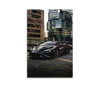 ESTE Poster de Supercar pour Lamborghini Huracan STO - Poster décoratif sur toile - Impression moderne pour chambre à coucher - 30 x 45 cm
