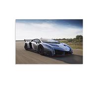 ESTE Poster de Supercar pour Lamborghini Veneno Hyper Racing Cars Poster décoratif sur toile Poster mural et image d'art Impression moderne pour chambre à coucher 30 x 45 cm