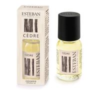 Esteban - Cèdre - Concentré de parfum, 15 ml, flacon compte-gouttes, pour brumisateur, pot-pourri
