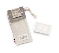 Esteban Cedre Ma pochette porte-parfum en céramique parfumée rechargeable avec sac en gaze de coton