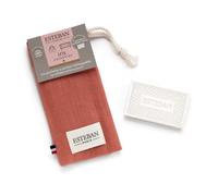 Esteban Iris E Cachemire Ma pochette porte parfum en céramique parfumée rechargeable avec sac en gaze de coton