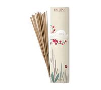 Esteban Lot de 20 bâtonnets d'encens Indiens parfumés au thé - Fabriqué à la Main avec des ingrédients naturels - Parfum thé - Décoration d'intérieur