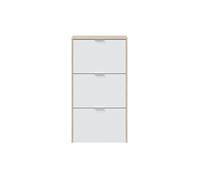 ESTEBAN - Meuble à chaussures 3 abattants L60 x H113 cm