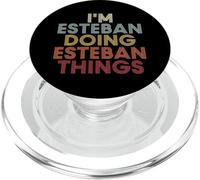 Esteban Name Esteban Personalized Name First Given PopSockets PopGrip pour MagSafe