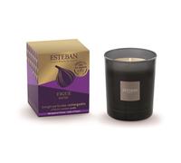 ESTEBAN PARIS-Bougie parfumée rechargeable Initiale Figue noire Esteban - 180 g