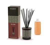 ESTEBAN PARIS-Bouquet parfumé déco et sa recharge Teck et Tonka Esteban - 100 ml