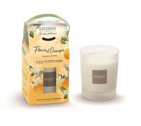 ESTEBAN PARIS PARFUMS-Bougie parfumée initiale Esteban senteur Fleur d’oranger - 180 g