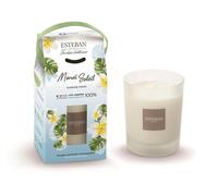 ESTEBAN PARIS PARFUMS-Bougie parfumée initiale Esteban senteur Monoï soleil - 180 g