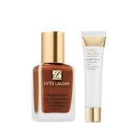 Estee Lauder Double Wear Stay-in-Place Makeup & Double Wear Smooth and Blur Primer Bundle (Various Shades) - 5N2 Amber Honey