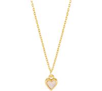 Estella Bartlett Estella Bartlett Gold Tone Pearl Heart Necklace