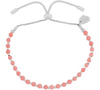 Estella Bartlett Estella Bartlett Pink Wellness Coral Agate Amelia Bracelet