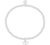 Estella Bartlett Estella Bartlett Silver Tone Double Heart Sienna Bracelet