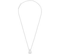 Estella Bartlett Estella Bartlett Silver Tone Waterproof Teardrop Pendant Necklace