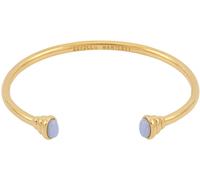 Estella Bartlett The Edit by Estella Bartlett Gold Tone - Purple Tone Cabochon Open Bangle