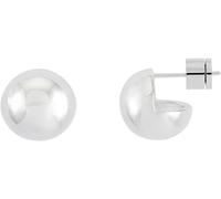 Estella Bartlett The Edit by Estella Bartlett Silver Tone Maxi Ball Stud Earrings