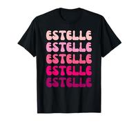 Estelle First Name Minimalist Design T-Shirt
