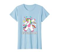 Estellecorn Nom Personnalisé Dabbing Licorne Estelle T-Shirt
