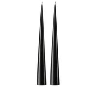 ester & erik Bougie cônique ester & erik 37 cm Lot de 2 lacquées Raw black 75-0
