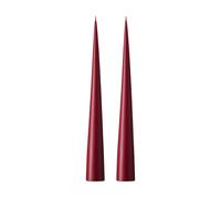 ester & erik Bougie cônique ester & erik 37 cm Lot de 2 mat Deep wine 44/2