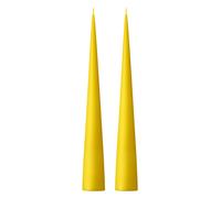 ester & erik Bougie cônique ester & erik 37 cm Lot de 2 mat Lemon drop 15