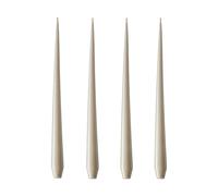 ester & erik Bougie ester & erik Lot de 4 laquée linen grey. 32 cm