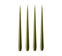 ester & erik Bougie ester & erik Lot de 4 laquée olive glow. 32 cm