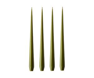ester & erik Bougie ester & erik Lot de 4 laquée olive glow. 32 cm