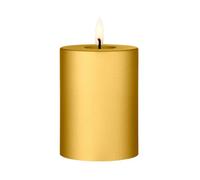 ester & erik Bougie LED bloc Ester & Erik 90 Gold Metallic. 10cm