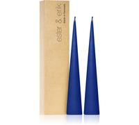 ester & erik cone candles cornflower (no. 48) bougie décorative 2x25 cm