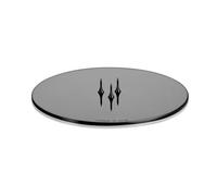 ester & erik Plat à bougie ester & erik Ø12 cm Brillant Noir