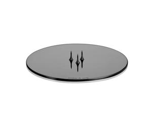 ester & erik Plat à bougie ester & erik Ø12 cm Brillant Noir