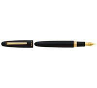 Esterbrook Estie Ebony E116 Stylo-plume noir en acrylique avec ferrures dorées Épaisseur moyenne 133,8 mm Longueur 15,3 mm