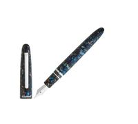 Esterbrook Estie ENB146-EF Stylo-plume, couleur bleu nouveau palladium, avec résine précieuse, pointe extra fine