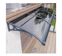EsternoAuvent de protection contre les UV et la pluie pour porte d'entrée/véranda Installation facile 80 cm x 60 cm Auvent durable pour l'extérieur