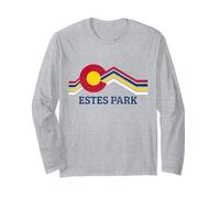 Estes Park Colorado Souvenir de fierté rétro Vintage Manche Longue