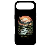 Estes Park Colorado USA Scenic Mountain Sunset Style rétro Coque pour iPhone Air