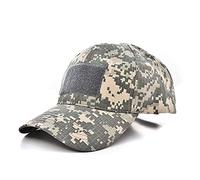 ESTEVANJ MUR Casquette de Baseball Classique Sport décontracté Chapeau de Soleil armée Fan Tactique Velcro Chapeau Camouflage (FR/ES, Alpha/Lettres, Taille Unique, 3)