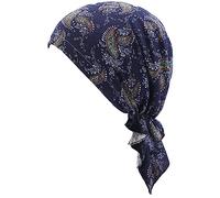 ESTEVANJ MUR Chapeau pour femme - Bonnet de sommeil - Béret en tricot - Foulard pour cheveux clairsemés - Bandana élastique - Turban pour femmes atteintes de cancer, 6, taille unique