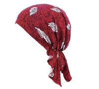 ESTEVANJ MUR Chapeau pour femme - Bonnet de sommeil - Béret en tricot - Foulard pour cheveux clairsemés - Bandana élastique - Turban pour femmes atteintes de cancer, 10, taille unique