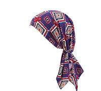 ESTEVANJ MUR Chapeau pour femme - Bonnet de sommeil - Béret en tricot - Foulard pour cheveux clairsemés - Bandana élastique - Turban pour femmes atteintes de cancer, 14, taille unique